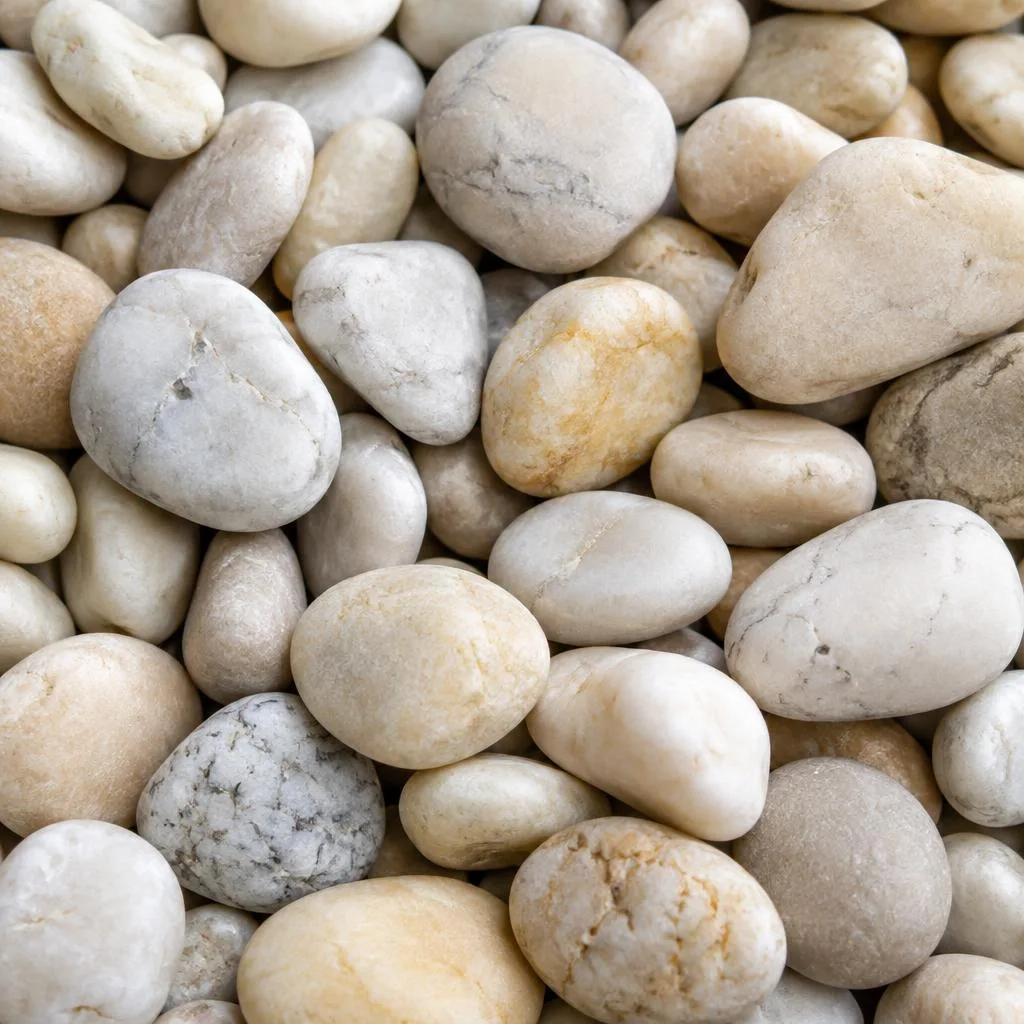 White Pebbles for decorative landscaping in Indore